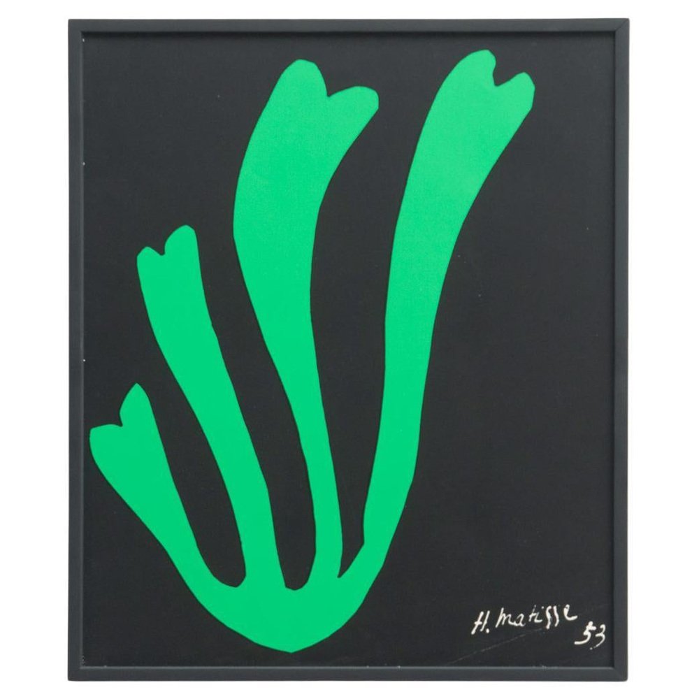 Henri Matisse, Fern Cut Out, 1953, Lithography