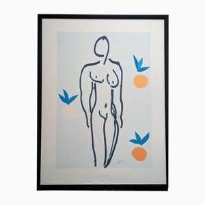 Henri Matisse, Nude with Oranges, 1958, Large Original Lithograph on Arches Paper-NRC-1784489