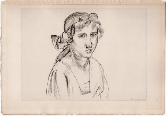 Henri Matisse, Portrait of a Lady, Original Lithograph, 1920-YWW-2027895