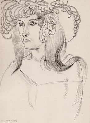 Henri Matisse, Portrait of a Lady, Original Lithograph, 1920-YWW-2027896