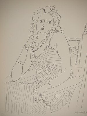 Henri Matisse, Seated Woman, Lithograph-KHH-2023067