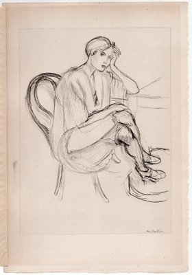 Henri Matisse, Sitting Girl, Original Lithograph, 1920-YWW-2027897