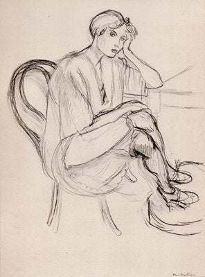 Henri Matisse, Sitting Girl, Original Lithograph, 1920-YWW-2027897