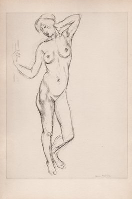 Henri Matisse, Standing Nude Girl, Original Lithograph, 1920-YWW-2027898