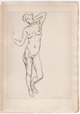 Henri Matisse, Standing Nude Girl, Original Lithograph, 1920-YWW-2027898