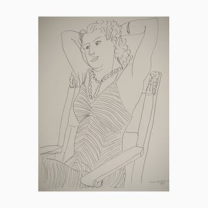 Henri Matisse, The Peaceful Muse, Lithograph-KHH-2023066