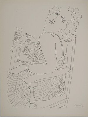 Henri Matisse, The Portrait in the Armchair, Lithograph-KHH-2023064