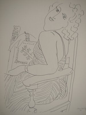 Henri Matisse, The Portrait in the Armchair, Lithograph-KHH-2023064