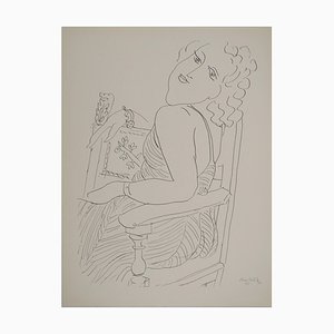 Henri Matisse, The Portrait in the Armchair, Lithograph-KHH-2023064