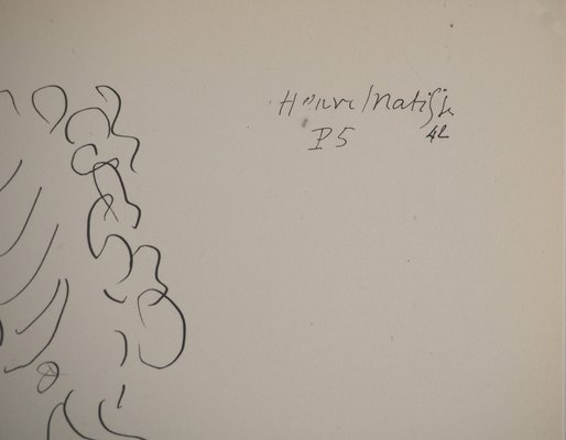 Henri Matisse, The Supplicant Muse, Lithograph-KHH-2023065