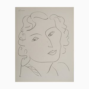 Henri Matisse, Young Girl with a Wry Smile, Lithograph-KHH-2023068