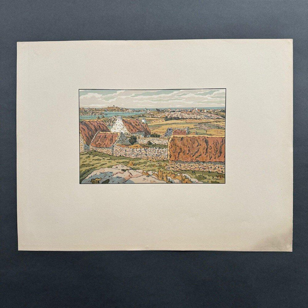 Henri Rivière, L'Ile De Bréhat, The Country of Brittany, Lithograph