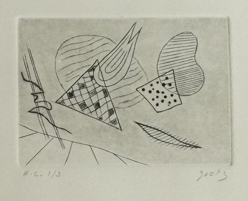 Henry Goetz, Abstract Composition, 1950, Lithograph-ZCI-759249