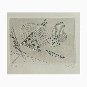 Henry Goetz, Abstract Composition, 1950, Lithograph-ZCI-759249