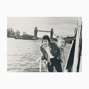 Henry Grossman, Paul McCartney, London Bridge, Black and White Photograph, 1970-DYV-1428265