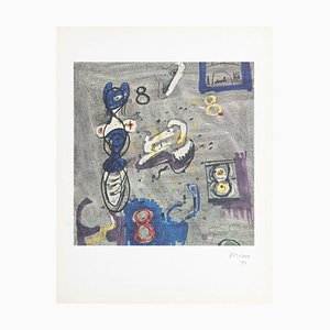 Henry Moore, Abstract Still Life, Color Lithograph, 1971-WM-1312733