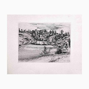 Henry Verger-Sarrat, Landscape, Etching, Early 20th Century-ZCI-1762016