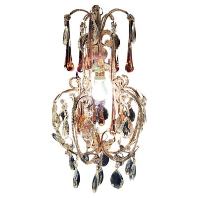 Hepburn's Tears Murano Chandelier, 1950s-OVO-1741999