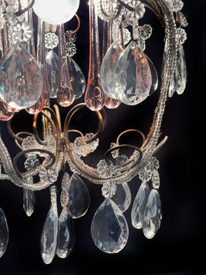 Hepburn's Tears Murano Chandelier, 1950s-OVO-1741999