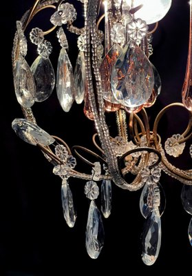 Hepburn's Tears Murano Chandelier, 1950s-OVO-1741999