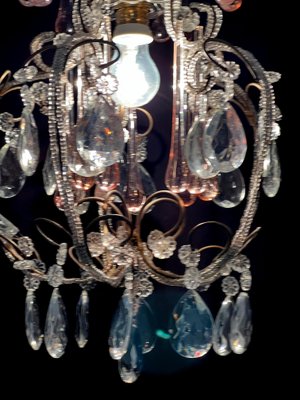 Hepburn's Tears Murano Chandelier, 1950s-OVO-1741999