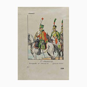 Herbert Knotel, 7e Hussards, Drawing, 1940s-ZCI-1312623