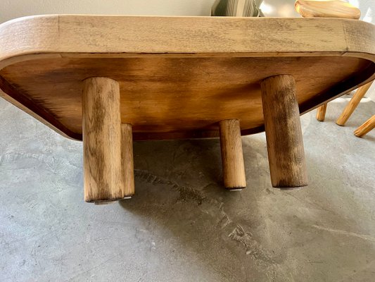 Herbiers Model Coffee Table in Beech by Roger Capron, 1970s-WKI-2024731