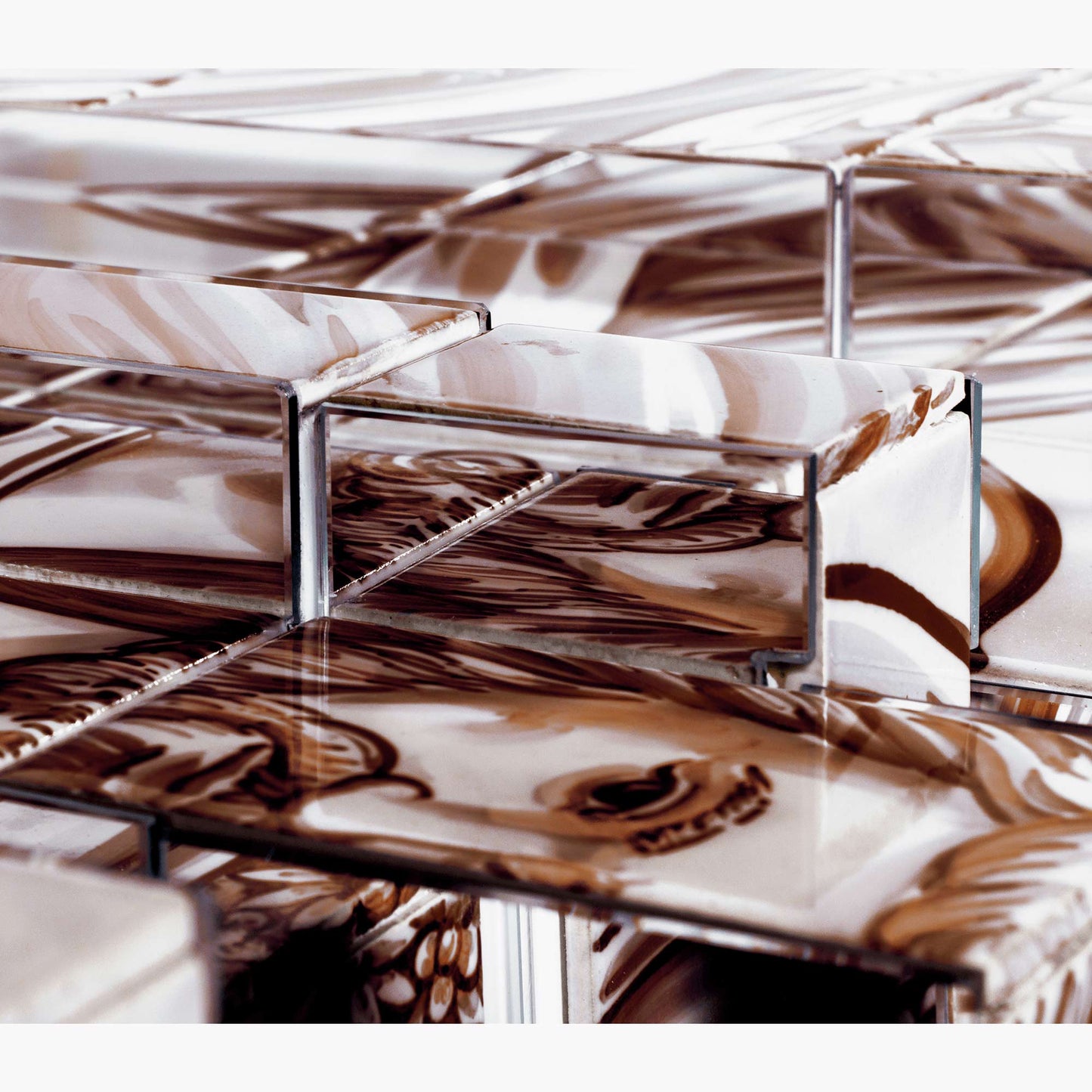 Heritage - Ceramic Materials Sideboard With Doors by Boca Do Lobo #SEPIA TILES