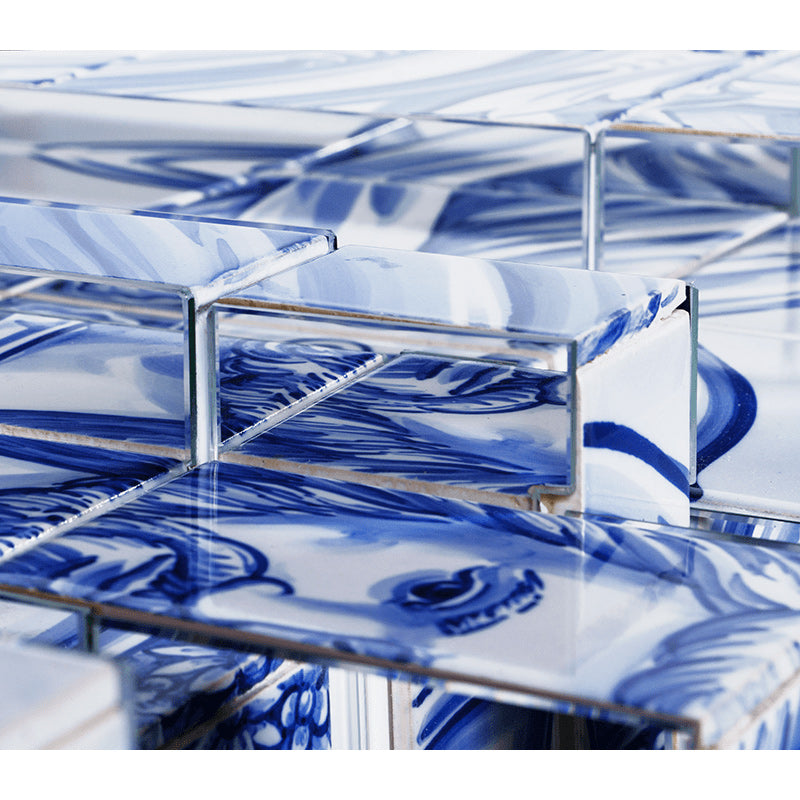 Heritage - Ceramic Materials Sideboard With Doors by Boca Do Lobo #BLUE TILES