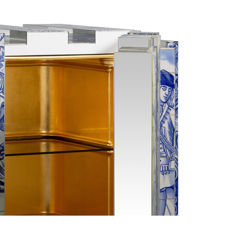 Heritage - Ceramic Materials Sideboard With Doors by Boca Do Lobo #BLUE TILES