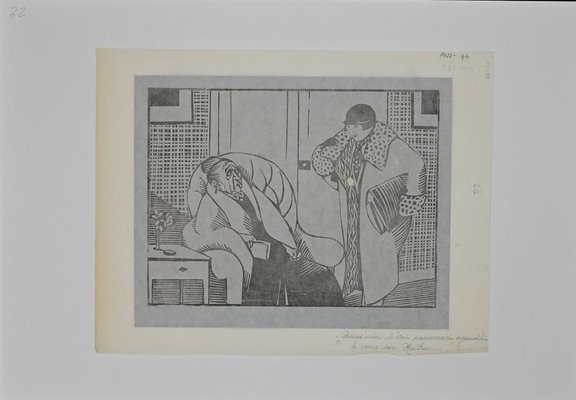 Hermann Paul, The Old Woman, Woodcut Print, 1925-ZCI-1781533