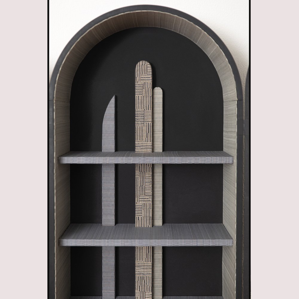 Hermès Decor O Wall Cabinet in Grey - Milan Design Week Limited Edition