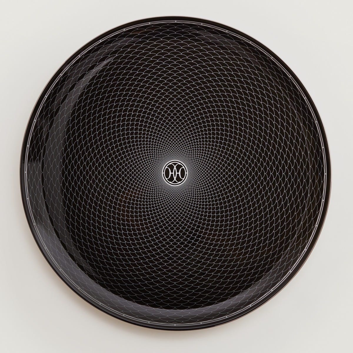 H Deco Round Platter, Large Model