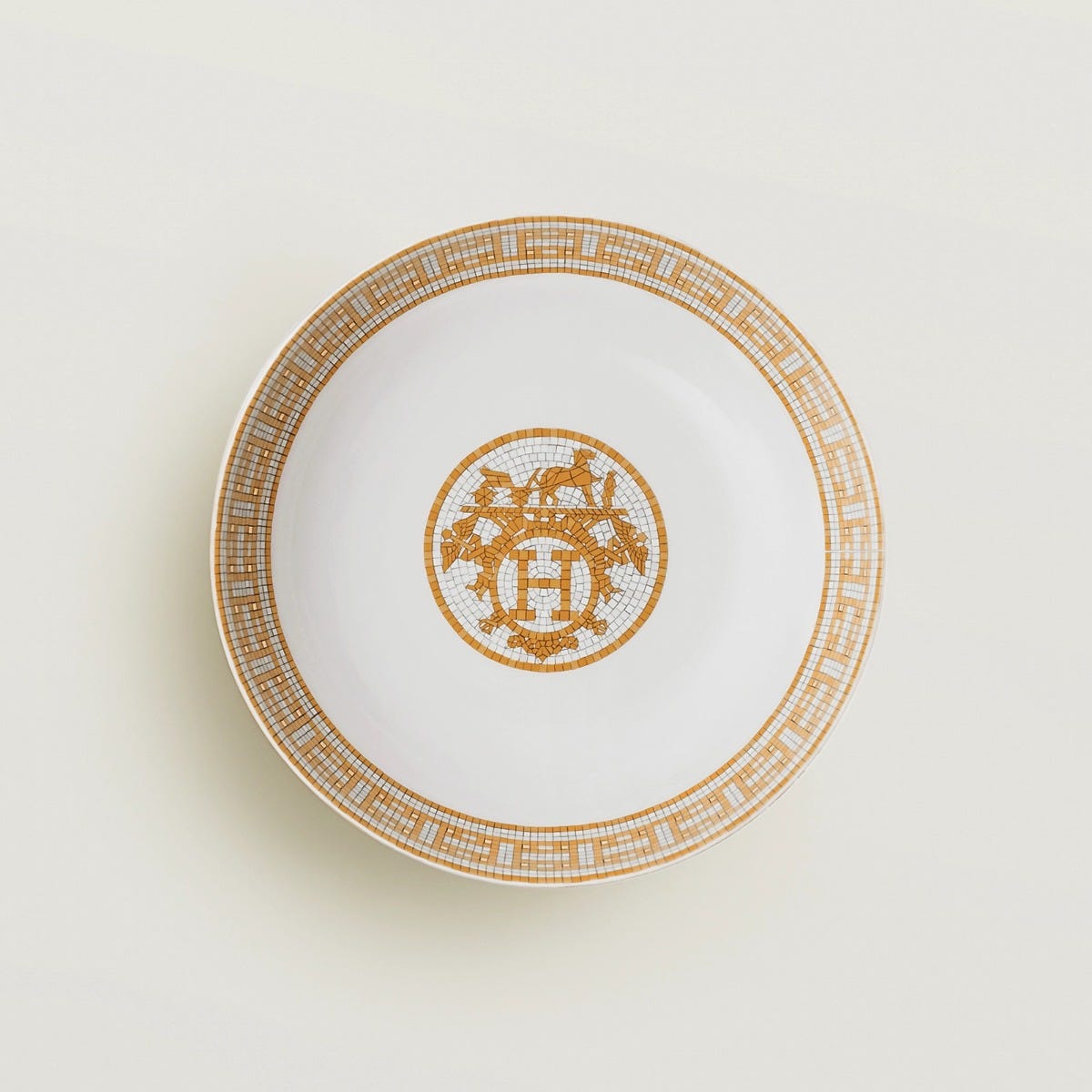 Mosaique au 24 Gold Hollow Dish
