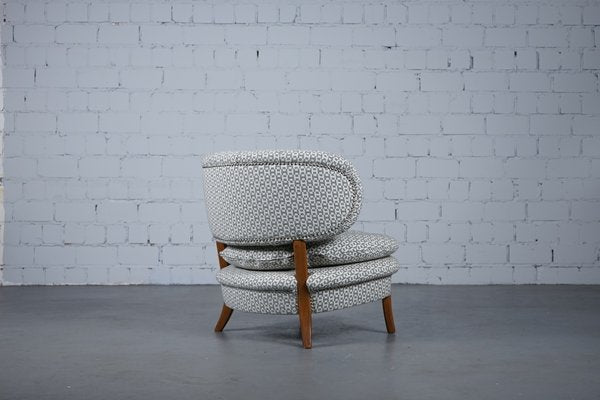 Hermès Upholstered Schulz Lounge Chair by Otto Schultz for Boet, 1940s-XNJ-769025