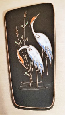 Heron Wall Plates by Kiechle Arno for Ruscha, 1950s, Set of 2-QDP-843502