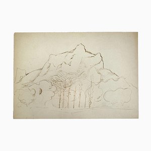 Herta Hausmann, Landscape, Drawing in Pen, 1950-ZCI-827737