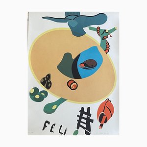 Hervé Telemaque, Fire, 1979, Lithograph-KHH-2023107