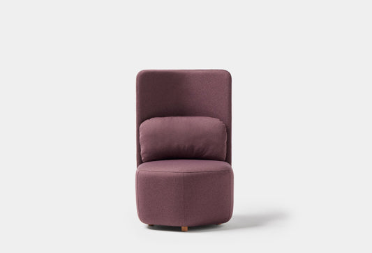 Hex Armchair with High Backrest Without Side Panels by Pepe Albargues