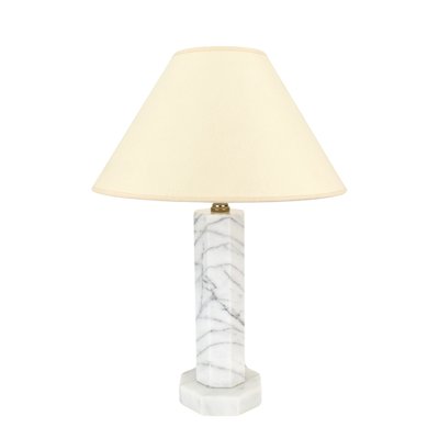 Hexagonal Marble Table Lamp-HJP-1777042