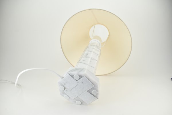 Hexagonal Marble Table Lamp-HJP-1777042