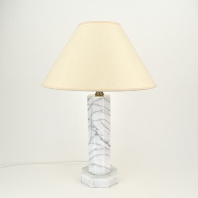 Hexagonal Marble Table Lamp-HJP-1777042