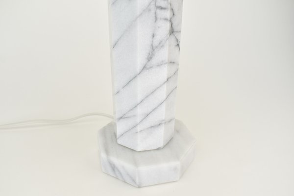 Hexagonal Marble Table Lamp-HJP-1777042