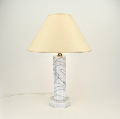 Hexagonal Marble Table Lamp-HJP-1777042