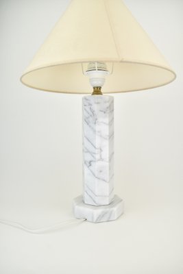 Hexagonal Marble Table Lamp-HJP-1777042