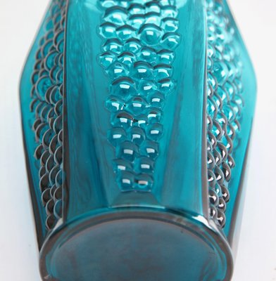 Hexagonal Vase with Bubbled Texture by Stolle-Nieman, 1970s-MJY-1148806