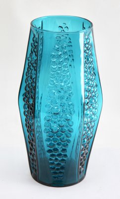 Hexagonal Vase with Bubbled Texture by Stolle-Nieman, 1970s-MJY-1148806