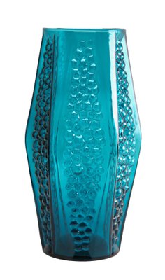 Hexagonal Vase with Bubbled Texture by Stolle-Nieman, 1970s-MJY-1148806