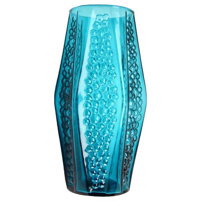 Hexagonal Vase with Bubbled Texture by Stolle-Nieman, 1970s-MJY-1148806