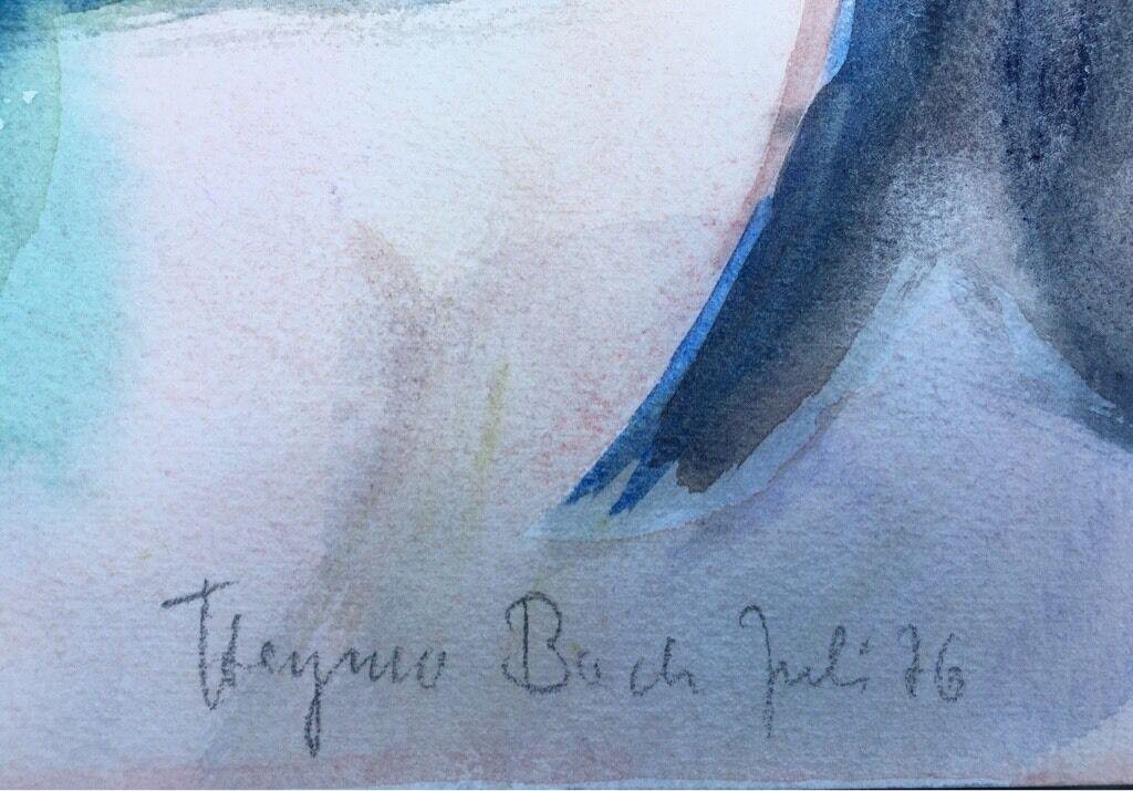 Heymo Bach, 1976, Watercolor